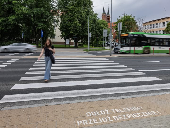 Sygnalizacja świetlna na Alei Piłsudskiego